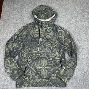 Black Scale Jacket Mens Size XL Green Pull Over Outdoors Casual